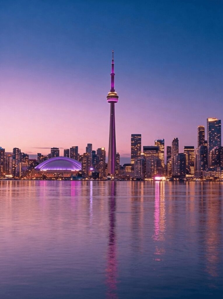 sunset today toronto