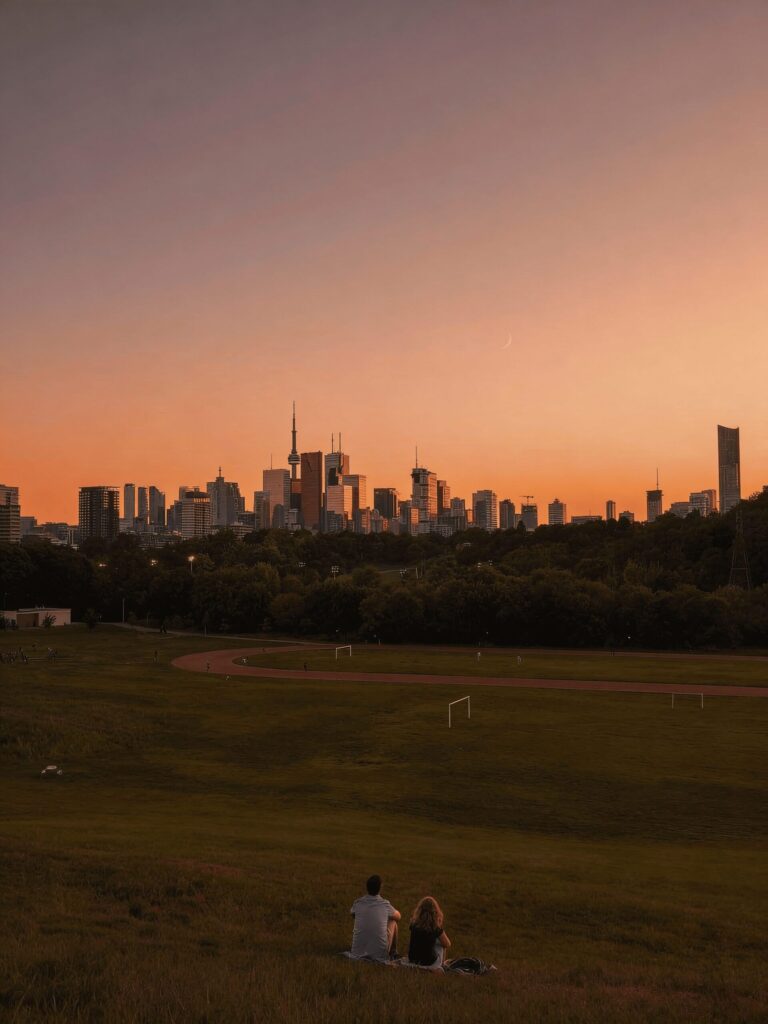 toronto sunset