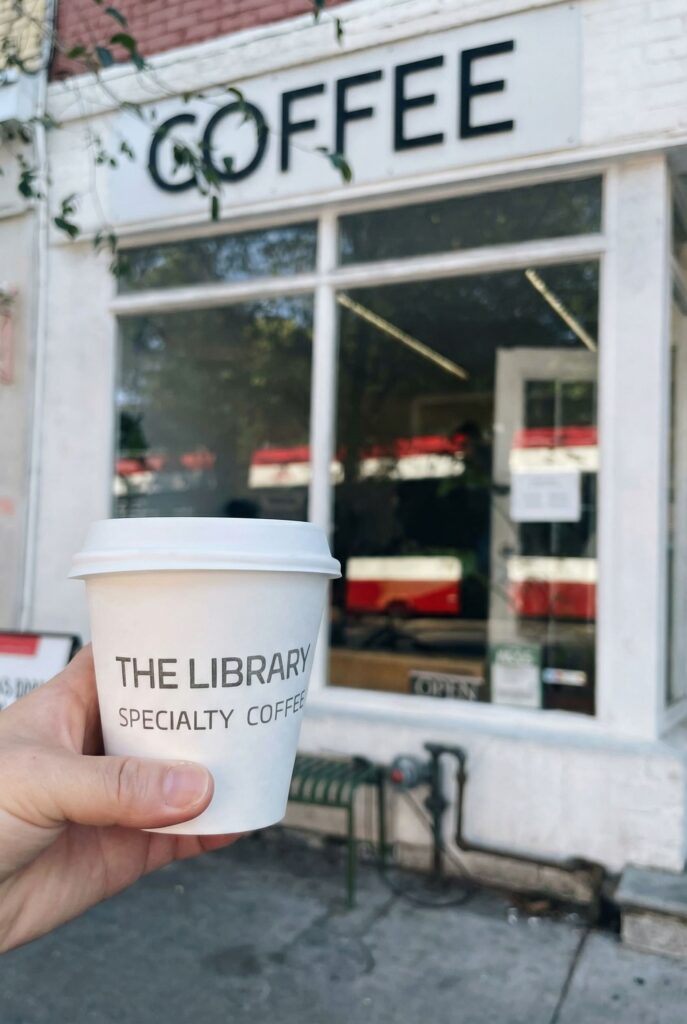 library coffee shop