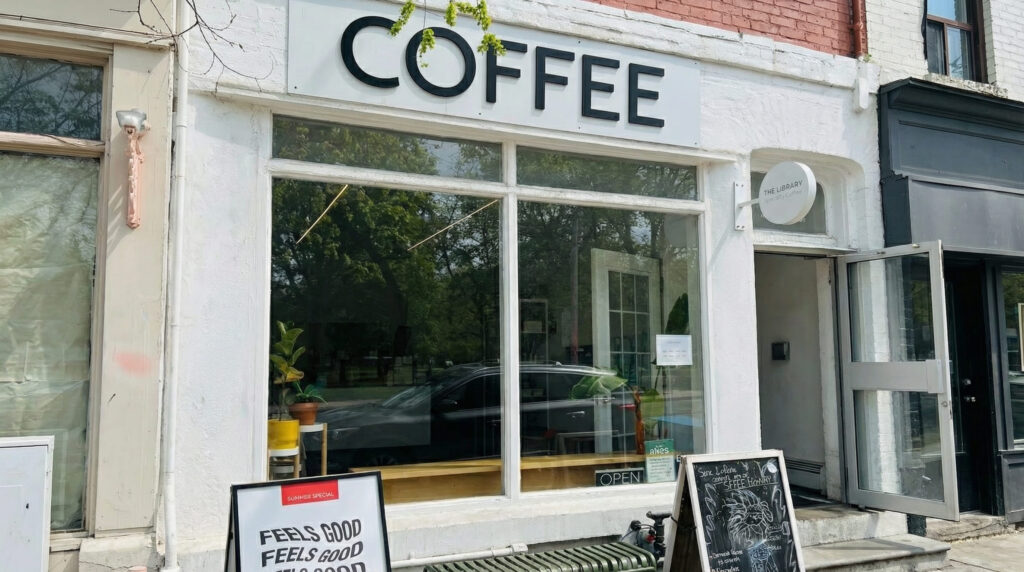 the library specialty coffee