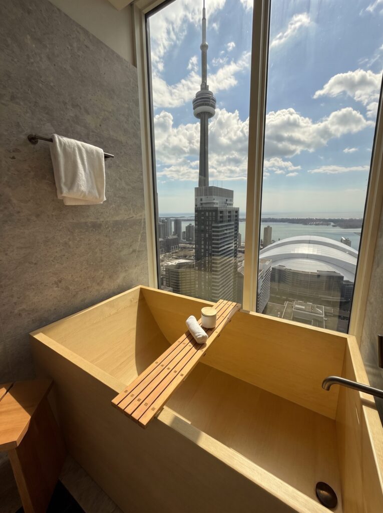 Nobu Hotel Toronto luxury suite in the Entertainment District