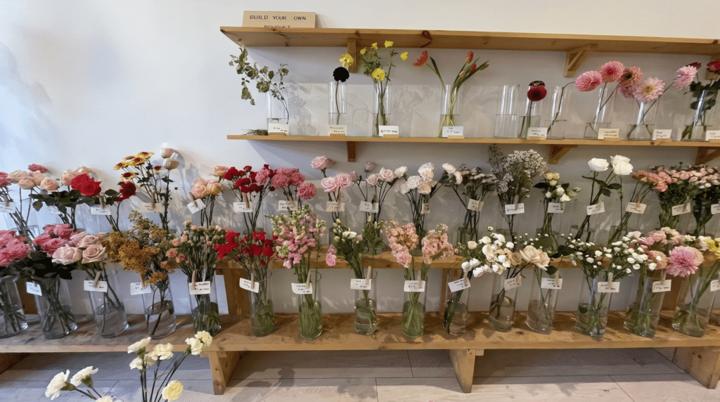 Modern flower shop in Toronto