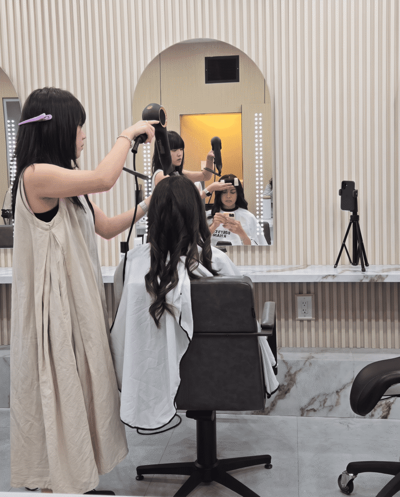 Professional hair colour service in Toronto