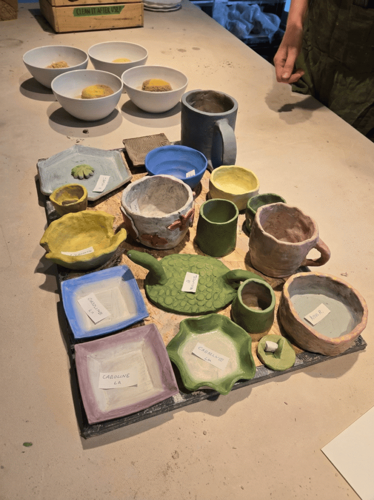 Ceramics at a Toronto pottery studio